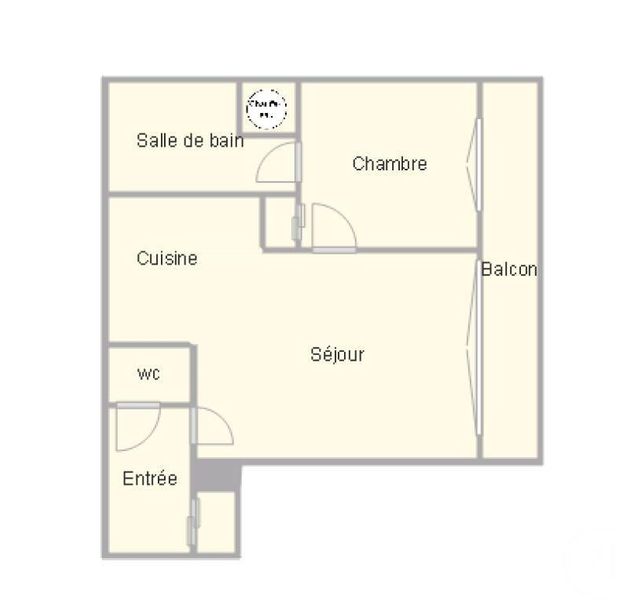 Appartement F2 à louer - 2 pièces - 43.65 m2 - MEUDON - 92 - ILE-DE-FRANCE - Century 21 Agence Du Château