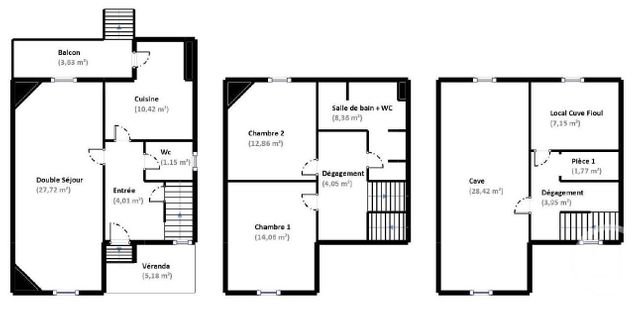 maison à louer - 3 pièces - 85.0 m2 - MEUDON - 92 - ILE-DE-FRANCE - Century 21 Agence Du Château